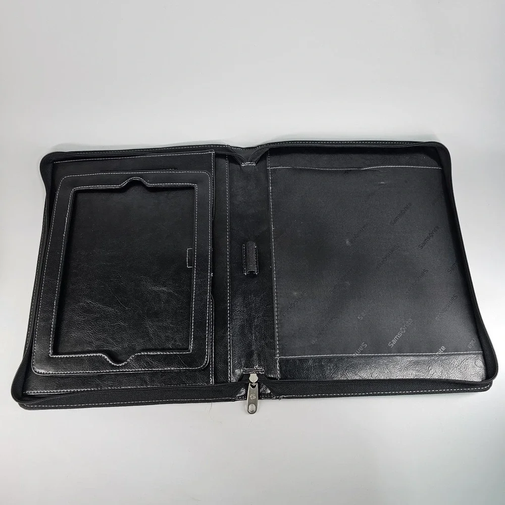 Samsonite Ipad Portfolio Folder Organizer Planner Notepad Pad Folio Zip Around